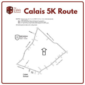 Map of the Calais 5K