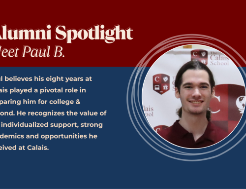 Alumni Spotlight: Meet Paul B., Calais School Class of 2025