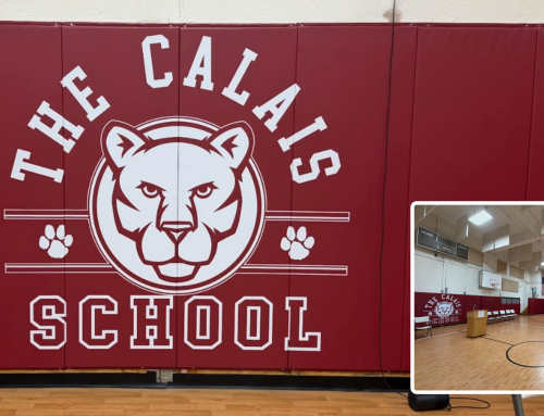 Safety Meets School Spirit in the Calais Gym